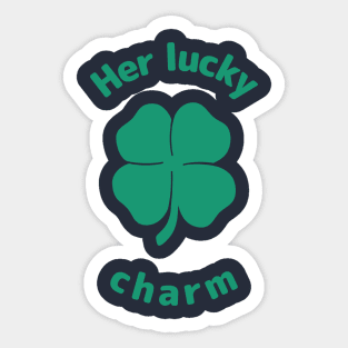 Her Lucky Charm Sticker